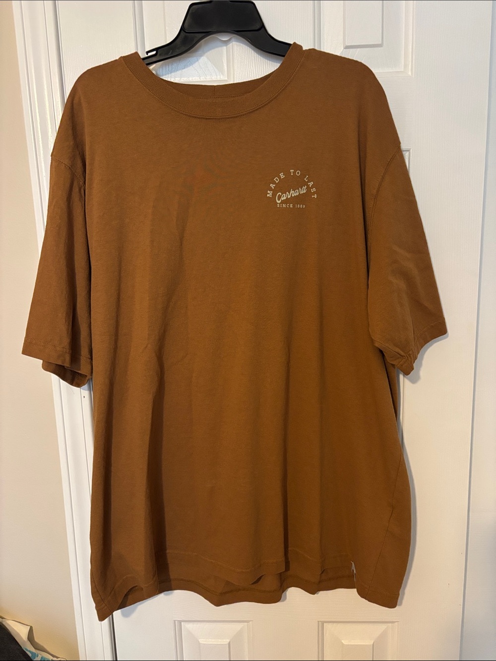 Carhartt Short Sleeve Crewneck T-Shirt in Brown